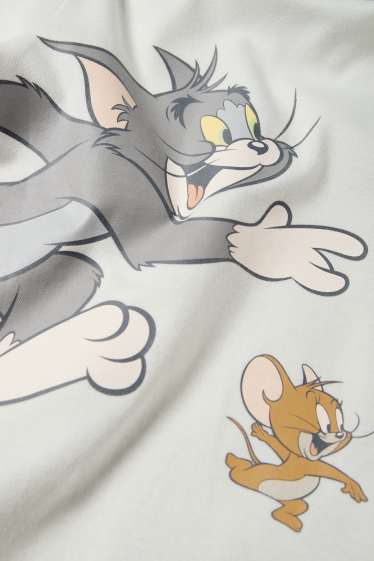 Bebeluși - băieți - Tom & Jerry - body bebeluși - verde mentă
