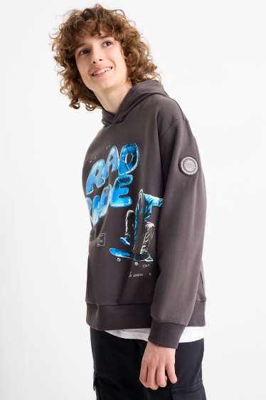 Copii - Băieți - Skater - hanorac - gri închis