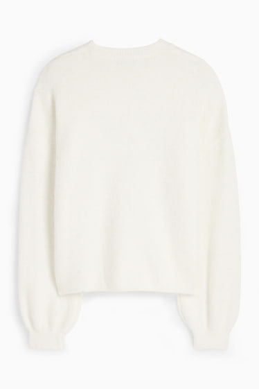 Damen - Pullover - weiss