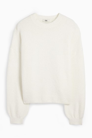 Damen - Pullover - weiss