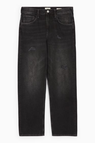 Bărbați - Relaxed jeans - negru