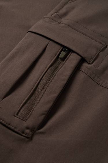 Bărbați - Pantaloni cargo funcționali - kaki