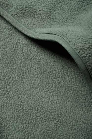 Bărbați - Jachetă de fleece - verde închis