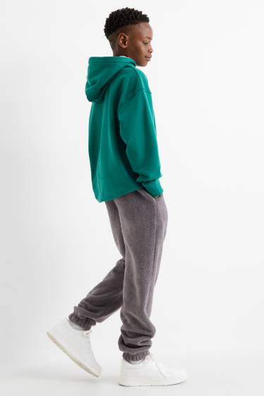 Copii - Băieți - Pantaloni de trening de fleece - gri