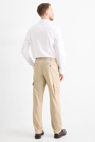 Bărbați - Pantaloni modulari - regular fit - Flex - bej