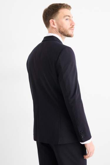 Bărbați - Sacou modular - body fit - Flex - LYCRA® - albastru închis