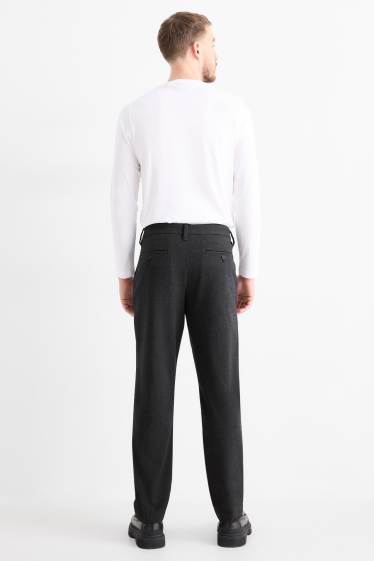 Bărbați - Chino - tapered fit - gri închis