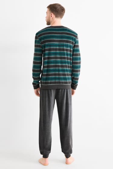 Men - Winter pyjamas - dark gray
