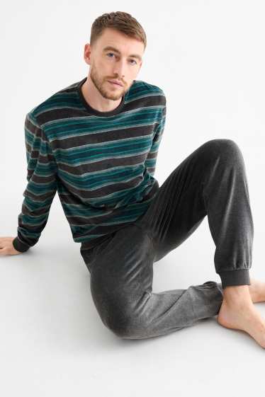 Men - Winter pyjamas - dark gray