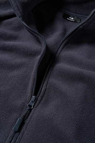 Bărbați - Jachetă de fleece - albastru închis