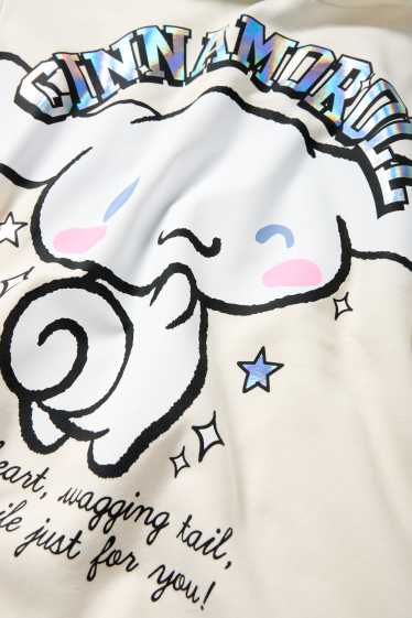 Copii - Fete - Cinnamoroll - hanorac - alb-crem