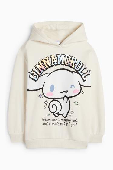 Copii - Fete - Cinnamoroll - hanorac - alb-crem