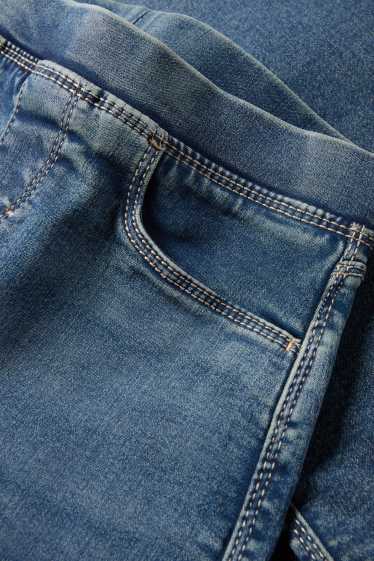 Copii - Fete - Wide leg jeggings - denim-albastru