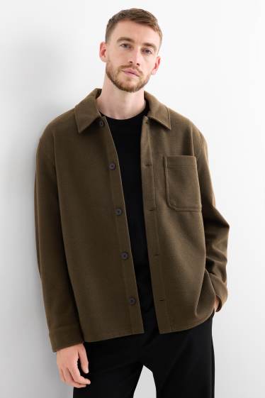 Herren - Hemd - Relaxed Fit - Kent - dunkelgrün
