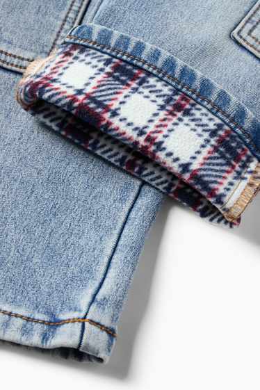 Copii - Băieți - Cargo jeans - jeans termoizolanți - denim-albastru deschis