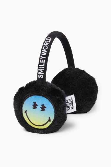 Copii - Fete - SmileyWorld® - acoperitoare pentru urechi - negru