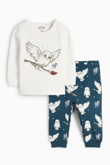 Unisex - Harry Potter - pijama bebeluși - 2 piese - albastru închis / alb