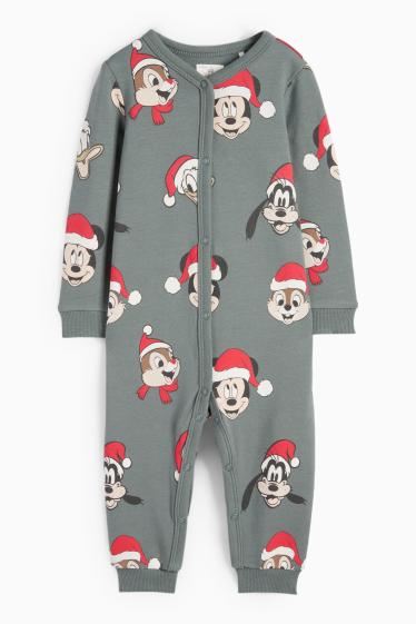 Unisex - Disney - pijama salopetă bebeluși - verde închis