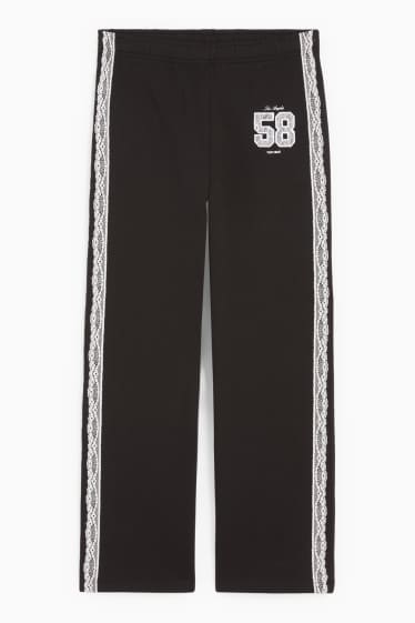 Copii - Fete - Pantaloni de trening - negru