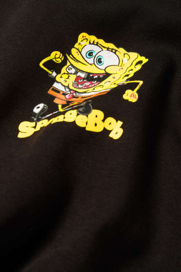 Copii - Băieți - SpongeBob Pantaloni Pătrați - bluză de molton - negru