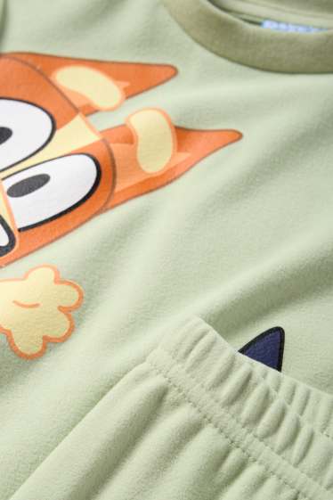 Copii - Băieți - Bluey - pijama de fleece - 2 piese - verde deschis