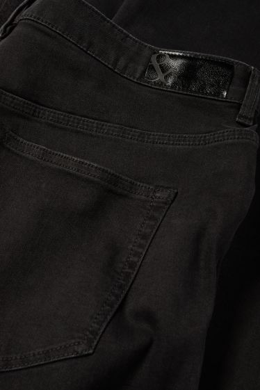 Femei - Flared jeans - talie înaltă - negru
