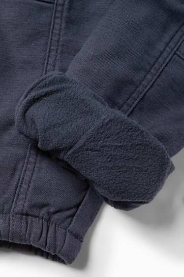 Copii - Băieți - Pantaloni cargo termoizolanți - albastru închis