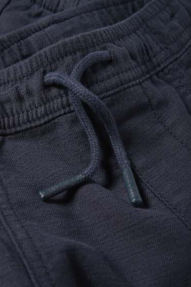 Copii - Băieți - Pantaloni cargo termoizolanți - albastru închis