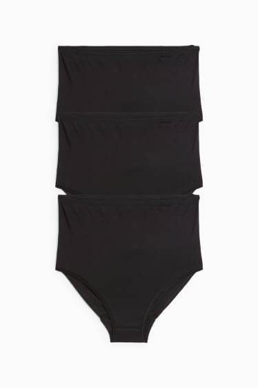 Women - Multipack of 3 - maternity knickers - black