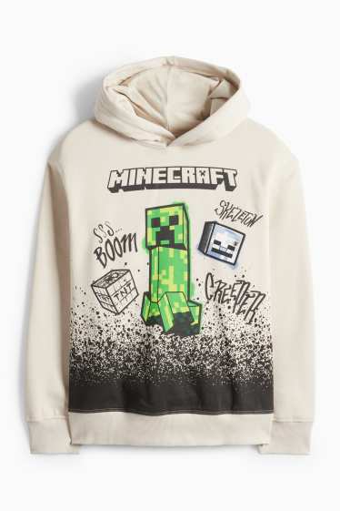 Copii - Băieți - Minecraft - hanorac - bej deschis