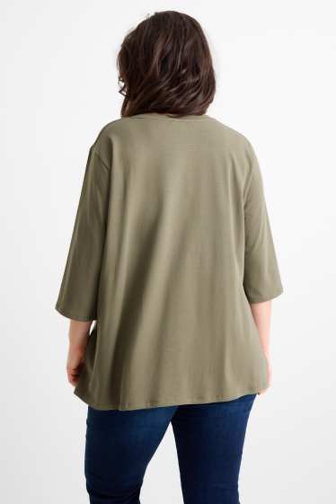 Femei - Tricou - LYCRA® - kaki