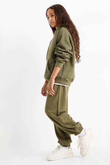 Copii - Fete - Pantaloni de trening - kaki