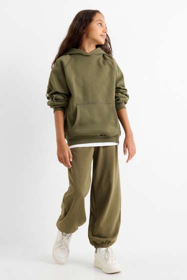Copii - Fete - Pantaloni de trening - kaki