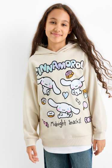 Copii - Fete - Cinnamoroll - hanorac - alb-crem