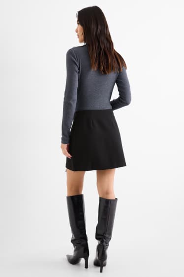 Femei - Fustă mini - negru