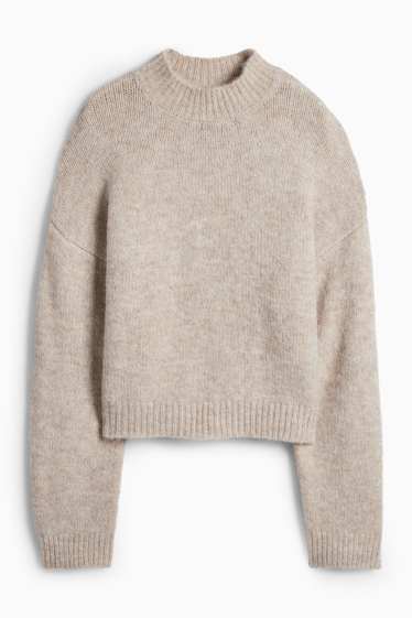 Women - Jumper - gray-brown