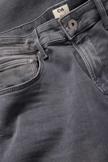 Bărbați - Slim jeans - Flex jog denim - denim-gri