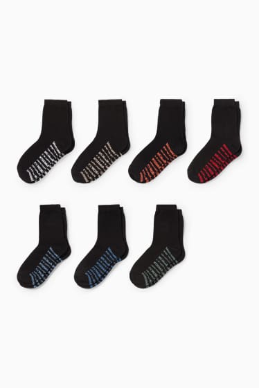 Copii - Băieți - Multipack 7 perechi - șosete - negru