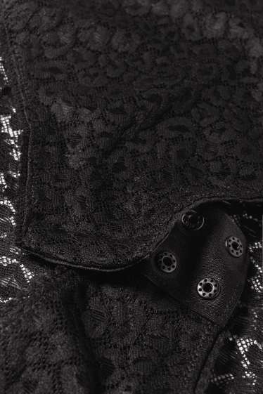 Femei - Body - vătuit - negru