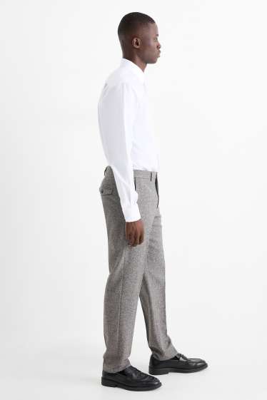 Bărbați - Pantaloni modulari - regular fit - stretch - structurați - gri
