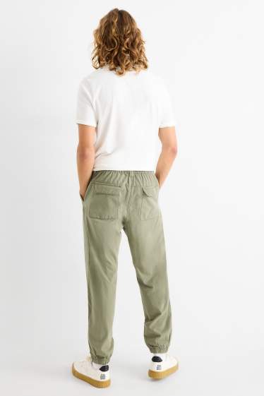 Bărbați - Pantaloni - loose fit - verde