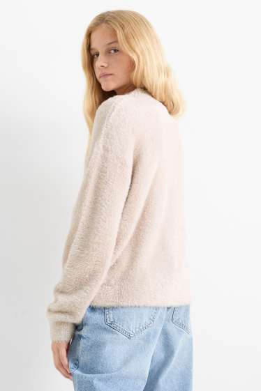 Children Girls - Jumper - rose