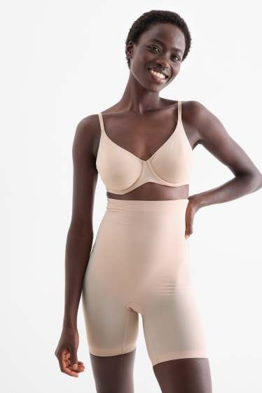 Femei - Pantaloni modelatori - bej deschis