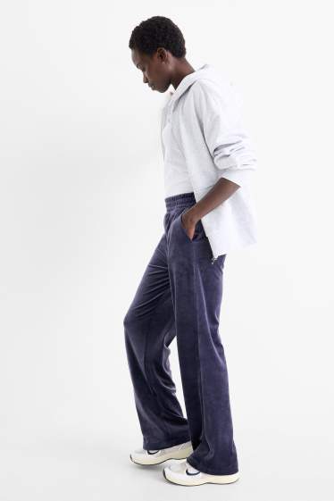 Femei - Pantaloni de trening - albastru închis