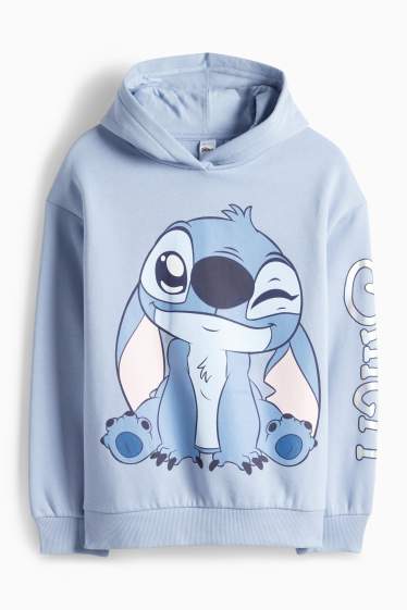 Copii - Fete - Lilo & Stitch - hanorac - albastru deschis