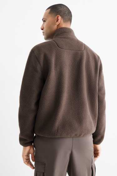 Bărbați - Jachetă de fleece - maro