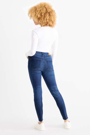 Femei - Skinny jeans - talie înaltă - fibră LYCRA® ADAPTIV - denim-albastru