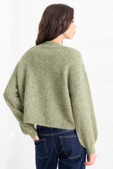 Femei - Pulover - verde