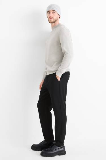 Bărbați - Chino - tapered fit - negru