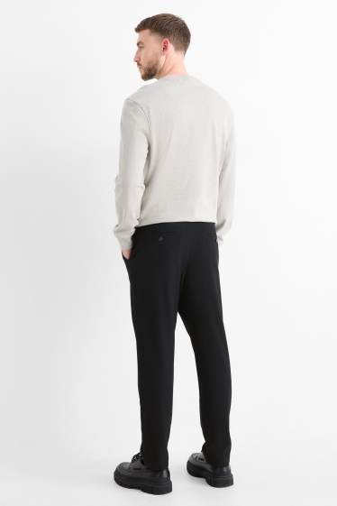 Bărbați - Chino - tapered fit - negru